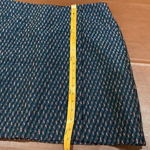 NEW Loft Pencil Textured Skirt Blue Sz 10 - Picture 17 of 17
